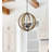 Musab 6 - Light Dimmable Globe Chandelier