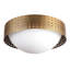 Astoria 14-in Black Flush Mount-664471762