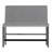 Gray Upholstered Bench With Back