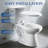  Non-Electric Bidet Attachment for Toilet Seat, Daul Clean Nozzles 3 Modes Adjustable Water Pressure Bidet Toilet Seat Attachment with Pressure Controls Feminine/Posterior Wash