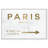 "Paris Road", reproduction d’art textuel sur toile-52033433-52033432