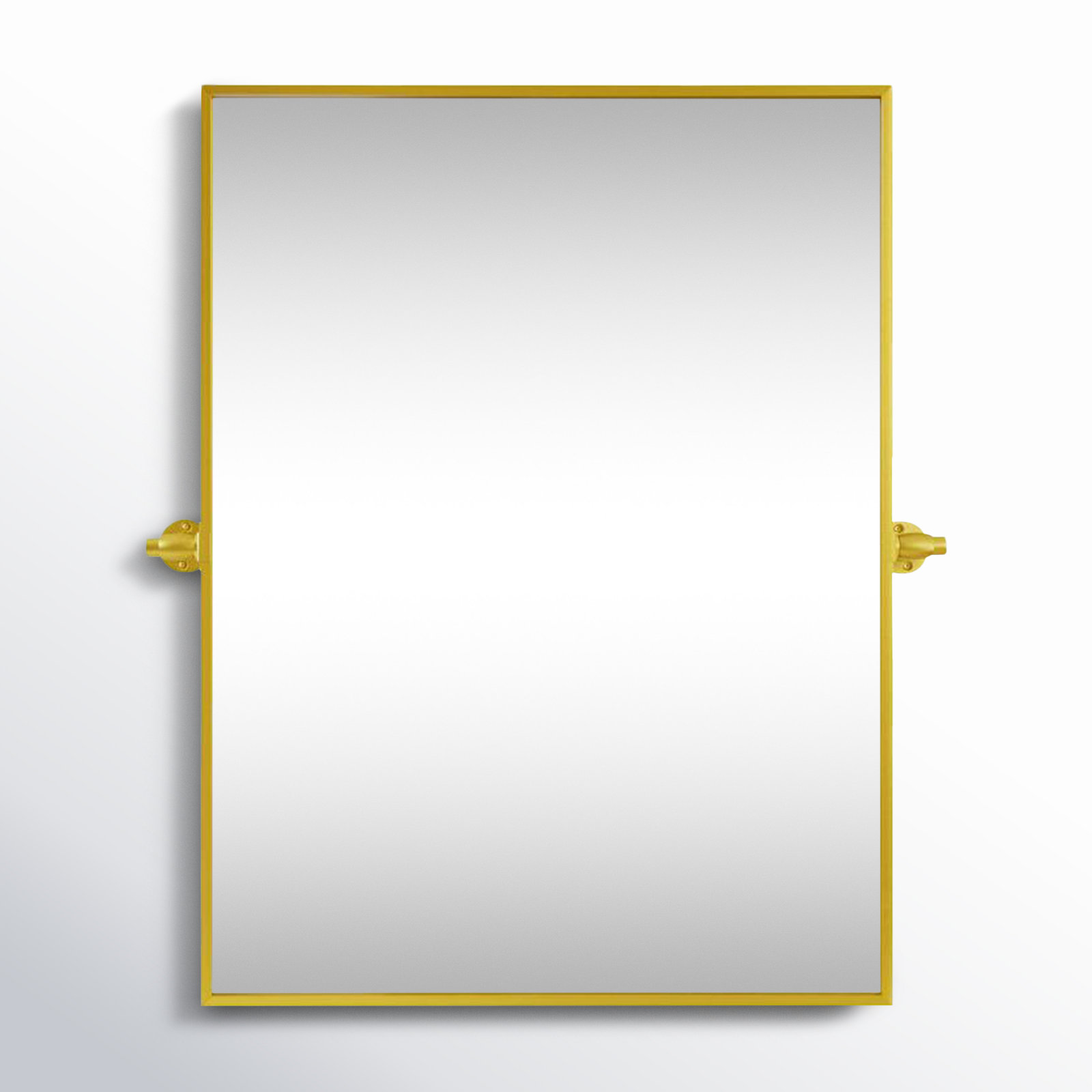 Belfield Metal Wall Mirror, Gold, 24" x 32"