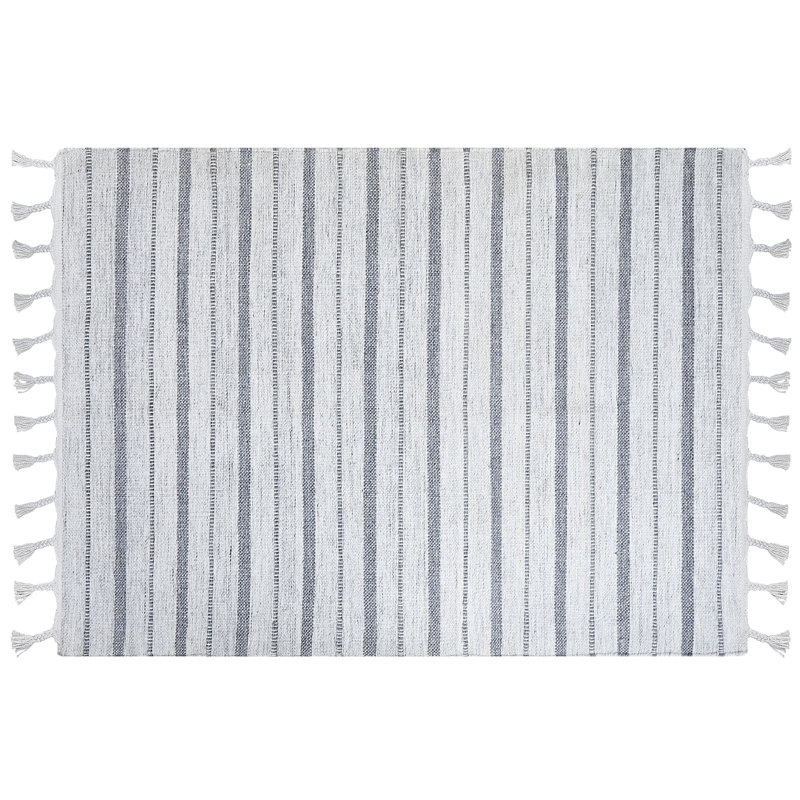 Layhill Striped Hand Woven Area Rug, Rectangle 140 x 200cm