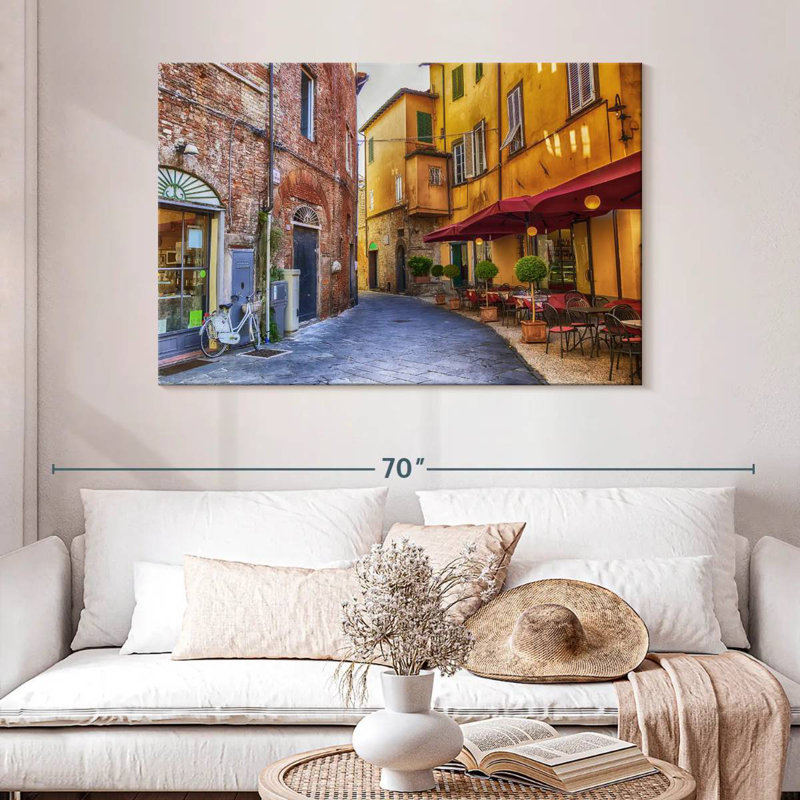 Sirci Street à Lucca, H 32 po x l 48 po