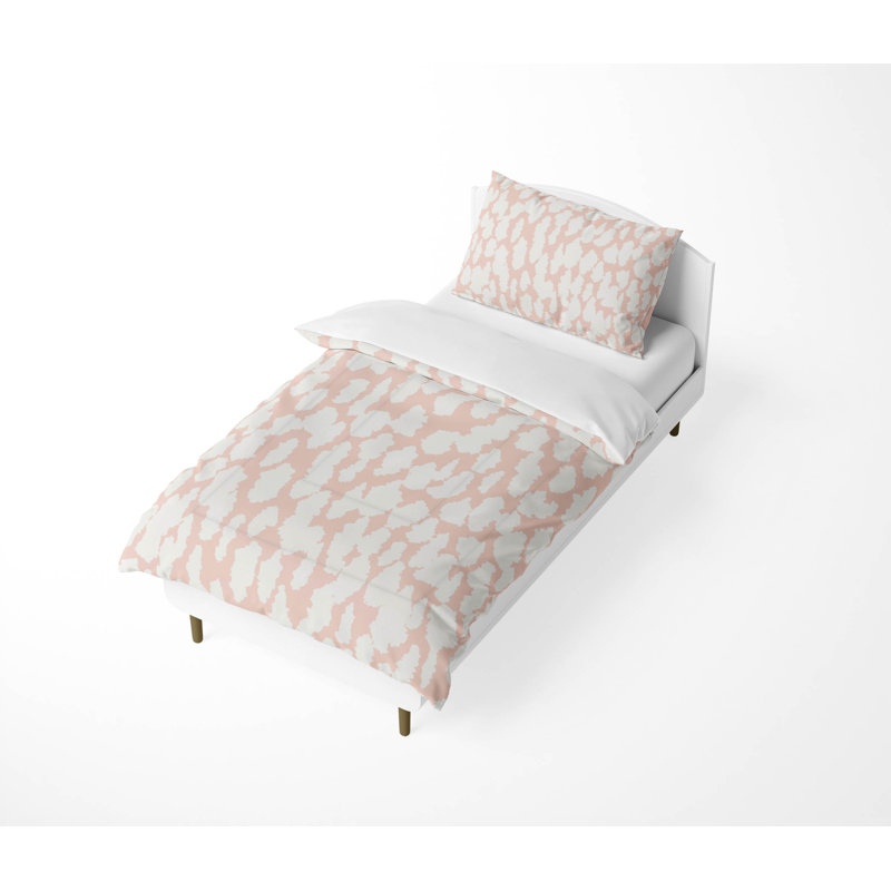 Animal Splat Decorative Lightweight Comforter Set, Pink