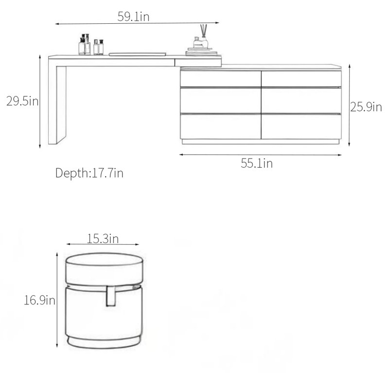 High-End Simple Dresser