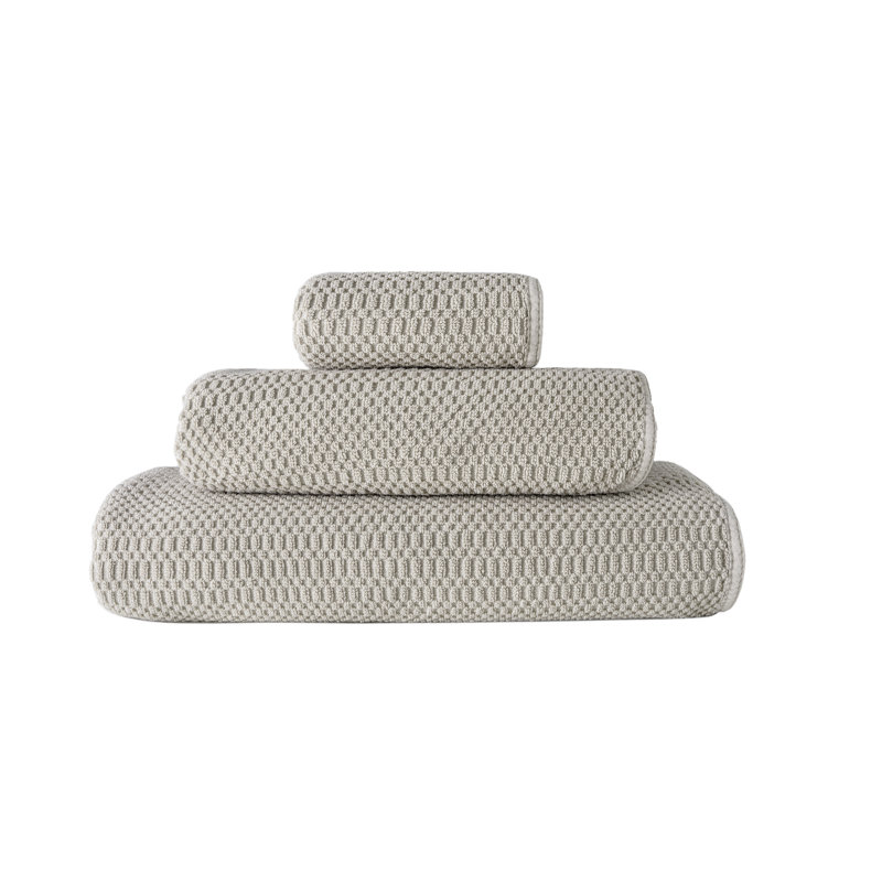 Clean Ocean Waffle Hand Towel, Fog, Small