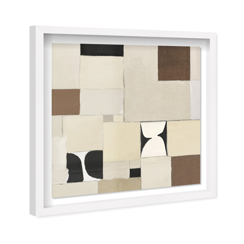 Boho Tiles II Print by Oliver Gal, 31.5" H x 31.5" W, White Shadowbox