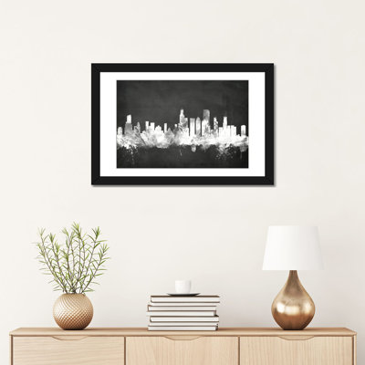 «Chicago, Illinois, USA» par Michael Tompsett, reproduction sur toile