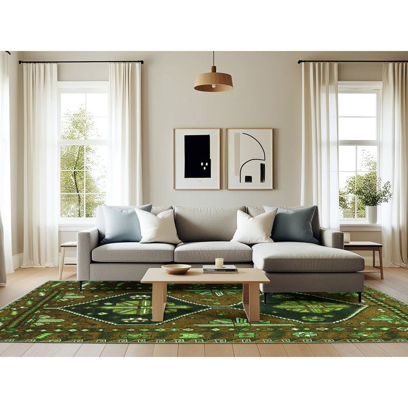 Performance Oriental Indoor Rug, Rectangle 6' x 9'