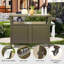 Armoire de rangement pour barbecue avec roulettes-108128324
