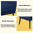 Thick Cushion Tufted Button Velvet Accent Chair-778263692