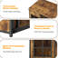 Mobilier de caisse en bois pour chien, grand chenil avec plateau de rangement, cage intérieure pour animal