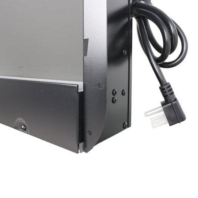 Foyer électrique ultra mince 50 pouces, télécommandée, flammes et sélections abondantes, chaleur 5000 / H, 11 plages de températures, finition multicolore encastrée, réglages de température de 1400 W, télécommande infrarouge,