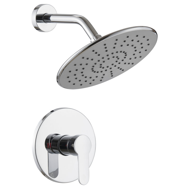Volume Control Shower Faucet with Rough in-Valve, Chrome
