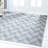 Nicole Miller New York Patio Country Calla Herringbone Indoor/Outdoor Area Rug, Blue/Grey-726570258