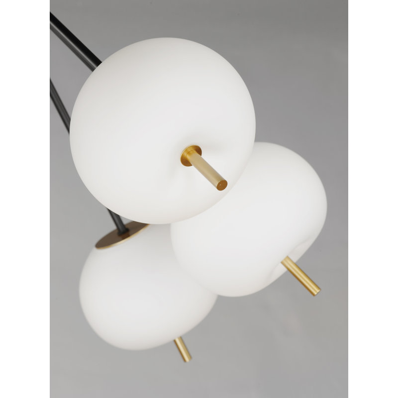 Lustre spoutnik à 8 lumières sahrish