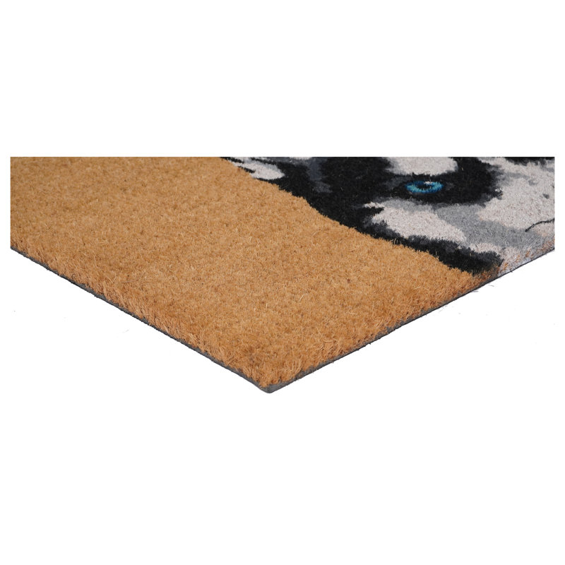 Tapis antidérapant Siberian Husky 29 po x 17 po