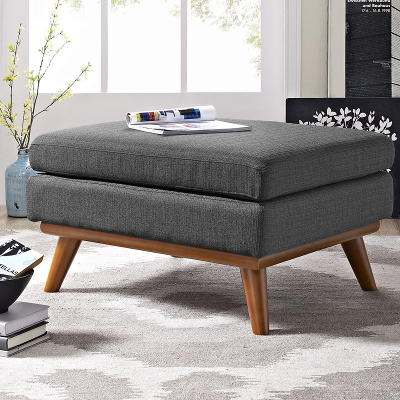 Repose-pieds en tissu Engage de Modway, Gris