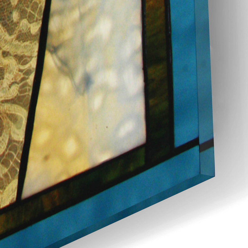 «Blueheart» par Rita Shimelfarb, H 16 po x l 12 po x P 0,13 po