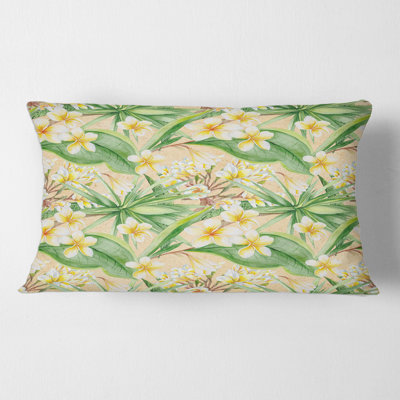 Housse de coussin rectangulaire et insert Tropical III