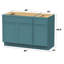 Base de meuble-lavabo simple 54 po seulement-96922998