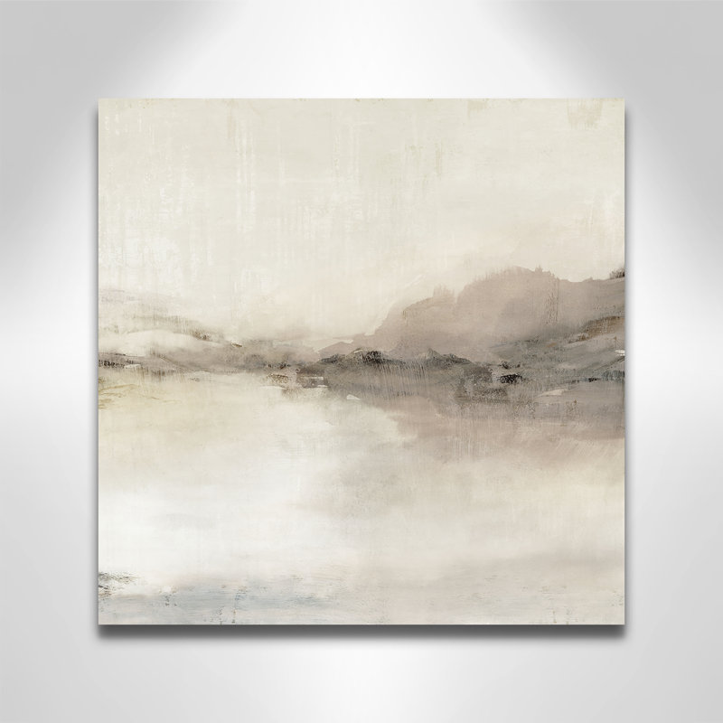 «Blush Horizon II» par Isabelle Z, Sans cadre, 16'' W x 16'' H, Toile tendue
