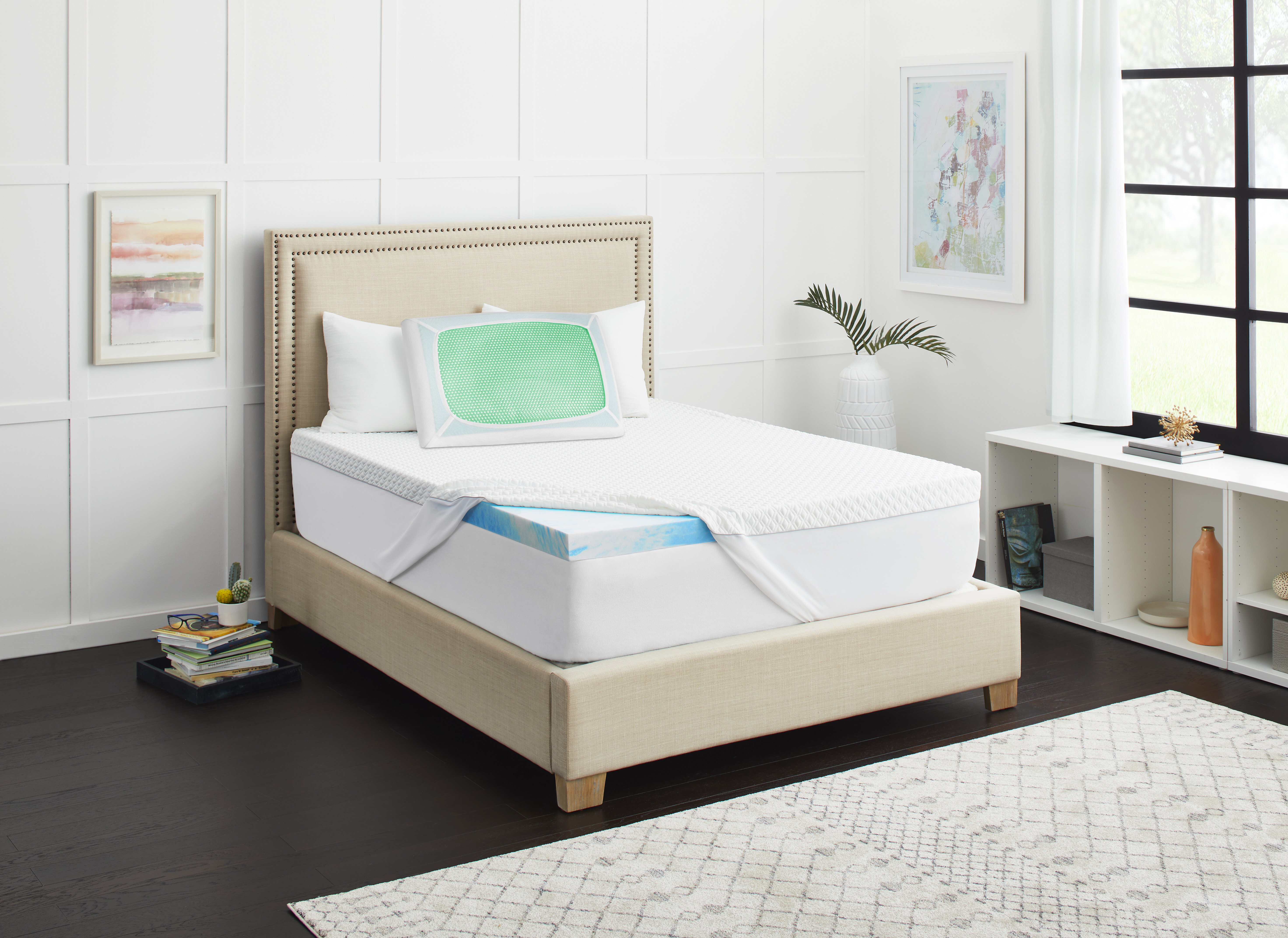 6 Gel Memory Foam Mattress with Antimicrobial Fabric Cover - Twin - Room  Essentials™