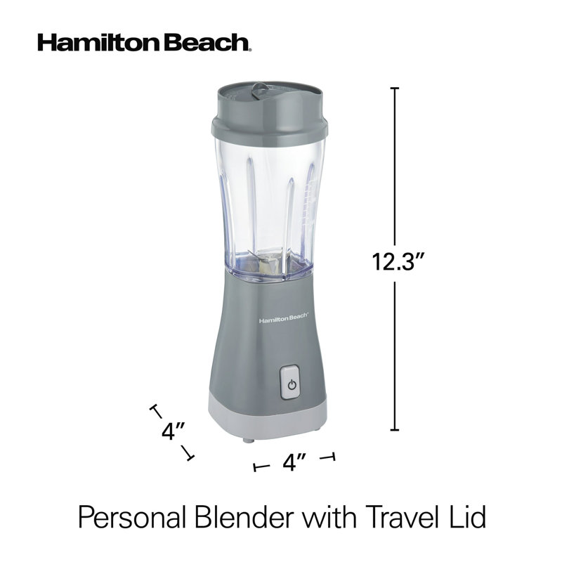 Mélangeur personnel avec couvercle de voyage 14 oz Hamilton Beach One Touch