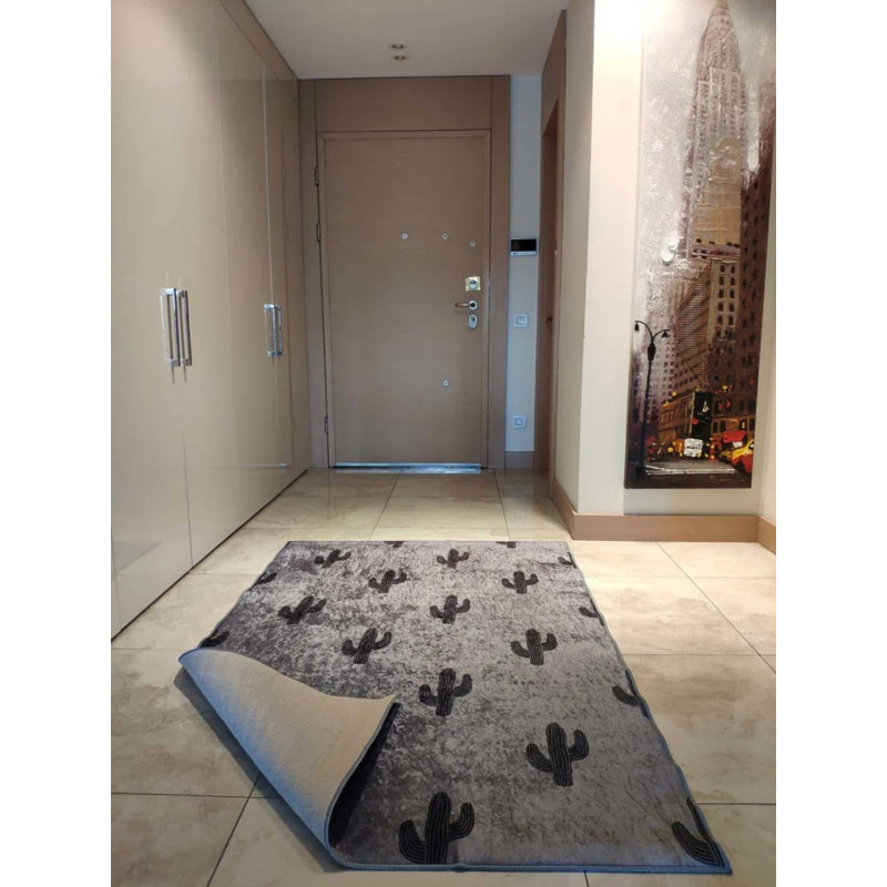 Tileah Performance Washable Floral Indoor / Outdoor Rug, Runner 3'11'' x 10'6''