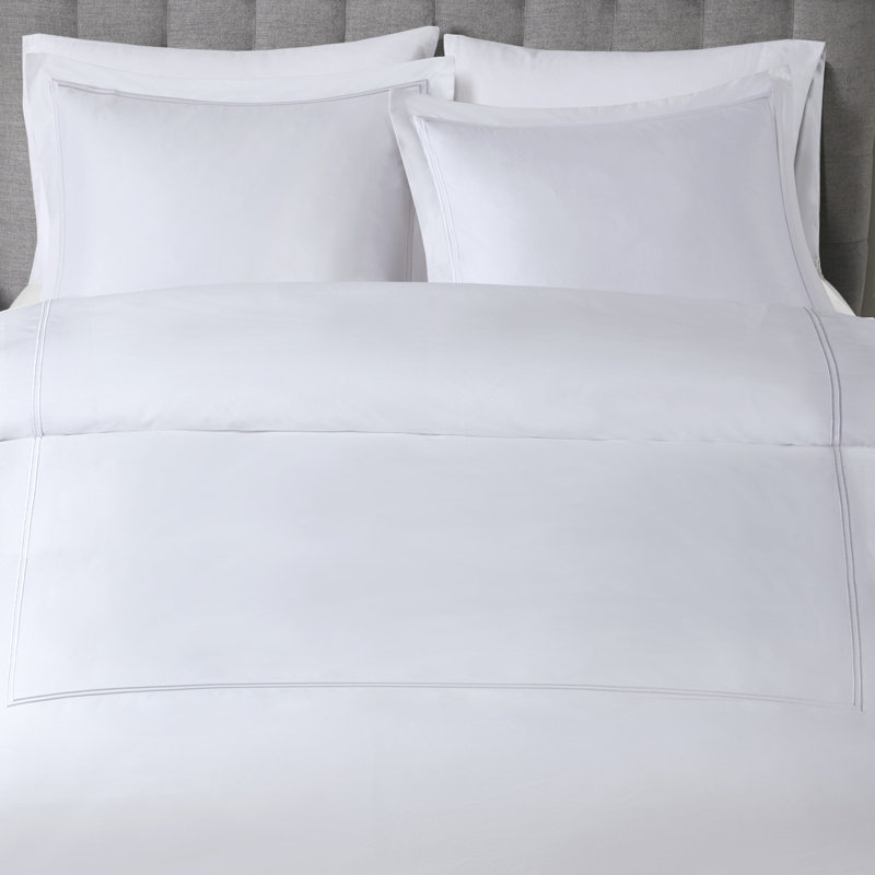 King White Cotton Down Alternative Comforter Set