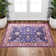 Fillender Washable Soft Vintage Rug Fashion Floral Rug For Living Room Dorm Decor