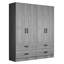 Armoire double avec 4 portes minces et 4 tiroirs! -105840261