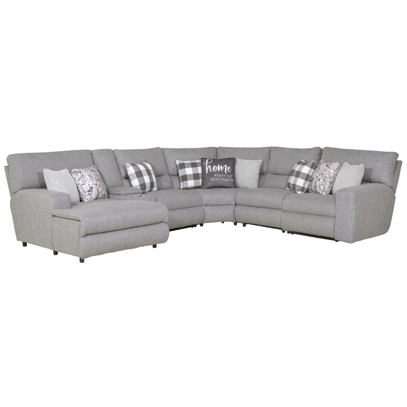 Canapé modulaire inclinable de 143 po Balvina, Orienté à droite