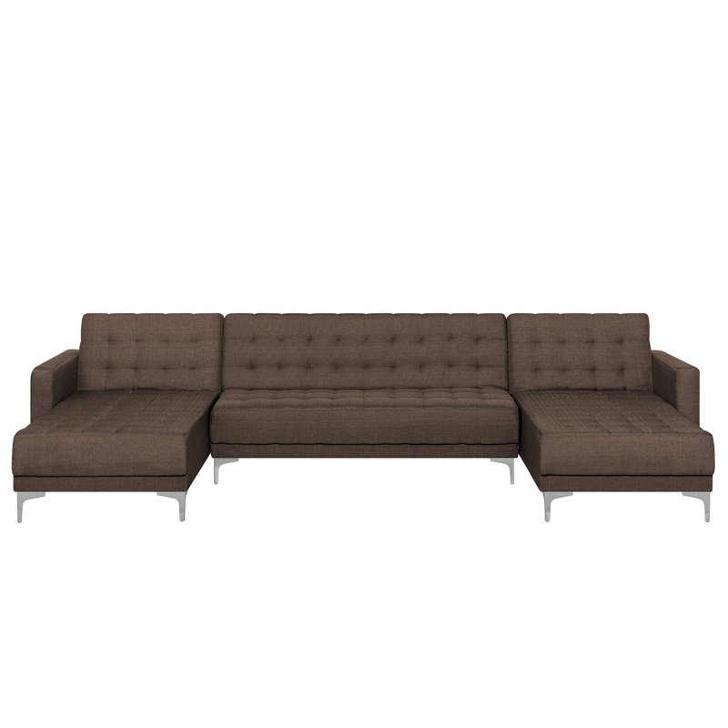 Finnegan 5 Seater Sofa Bed, Brown