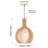 Malpress 1 - Light Light Brown Single Pendant-2000449563