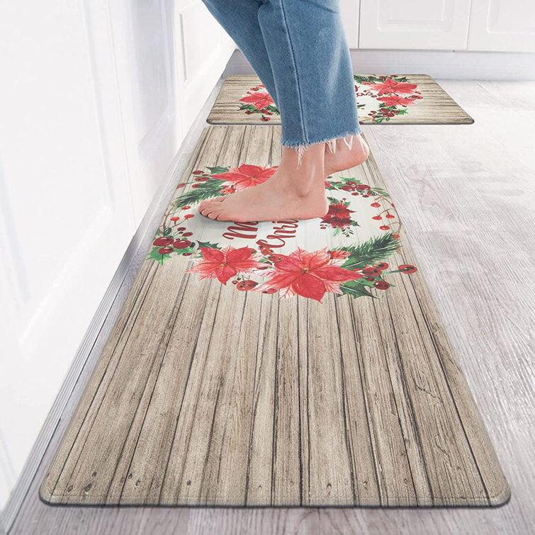 The Holiday Aisle® Decio Anti-Fatigue Non-Skid Kitchen Mat & Reviews