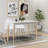 Modern Dining Table 47 Inch Kitchen Table Rectangular Top With Solid Wood Leg
