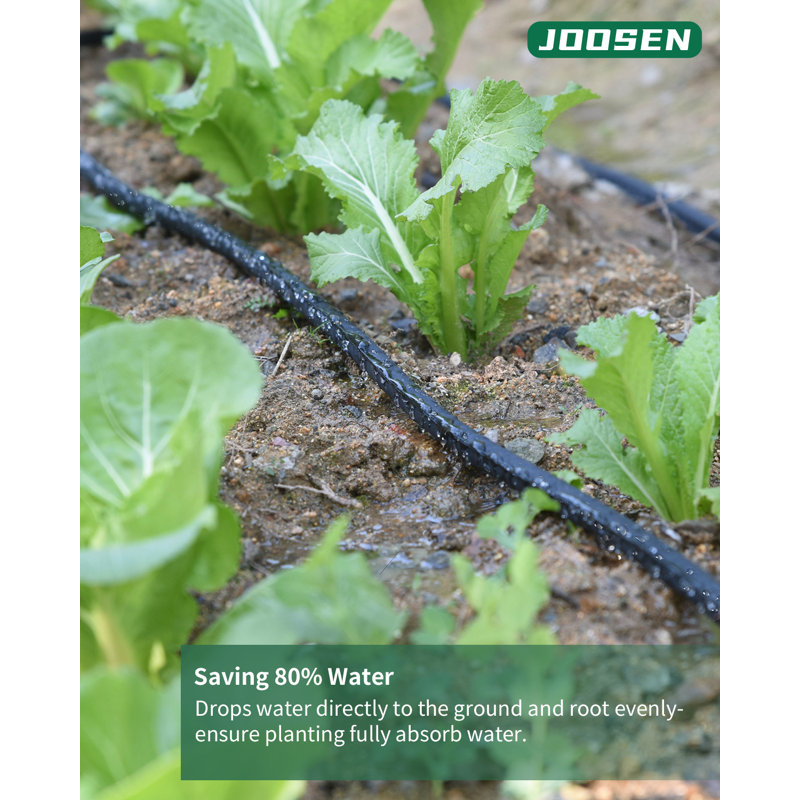 JOOSEN Double Layer Garden Soaker Hose, 75ft
