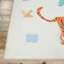Tapis antidérapant lavable pour chambre d'enfant Animal Safari-715885556