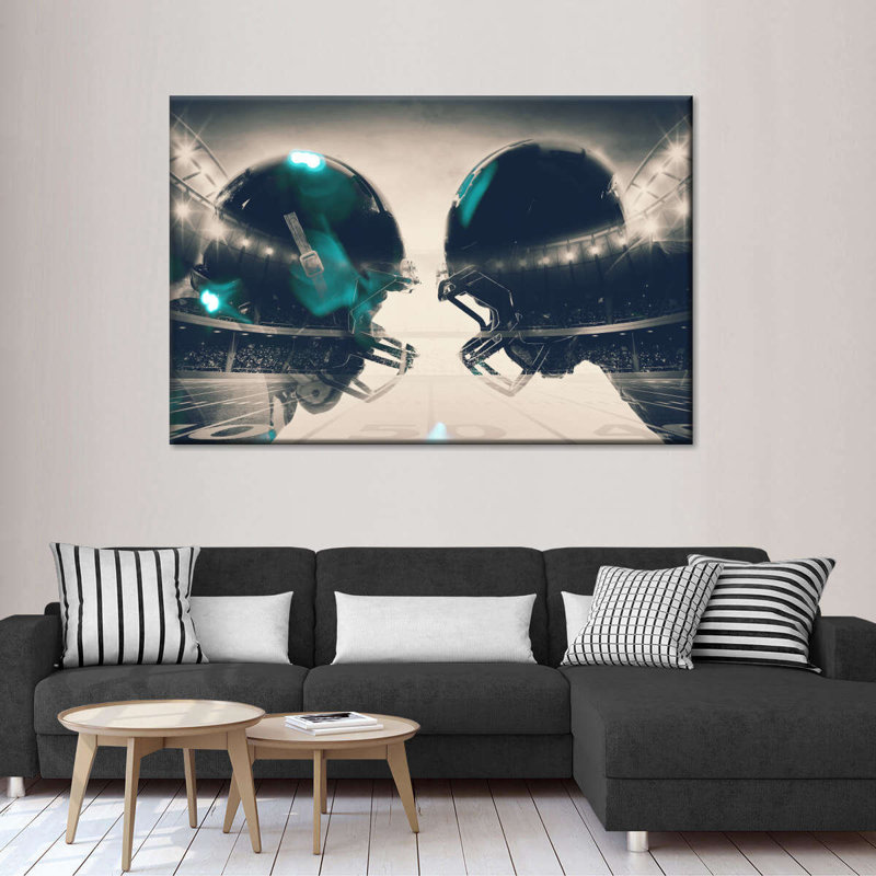 Football Clash, reproduction sur toile, H 8 po x l 12 po x P 1 po