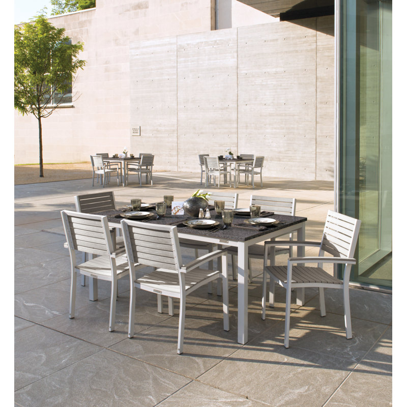 Travira Outdoor 7 - Piece Dining Set, Charcoal