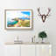 Sea View From Malta - Single Picture Frame Painting on MDF-56628111-56628107