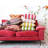 Ruffled Cotton Reversible Throw Pillow