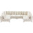 Tremblay Velvet U-Shaped Sectional Symmetrical-82749526