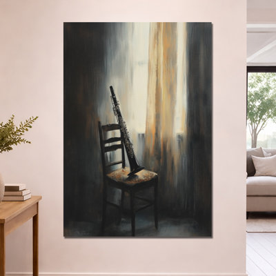 Quiet Interlude - Clarinet Canvas Wall Art