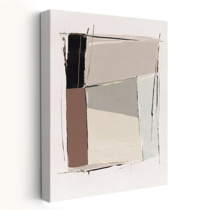 Solde structuré I minimaliste; Forme géométrique moderne abstrait moderne, H 24 po x l 16 po