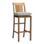 Croquet 24.5" Patio Bar Stool with Cushion-2129122556-2129069838-2129069237