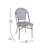 Rylan Indoor/Outdoor Commercial Bistro Set with Table and Four Chairs-2007204506