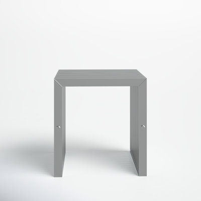 Jules Stainless Steel Accent Stool